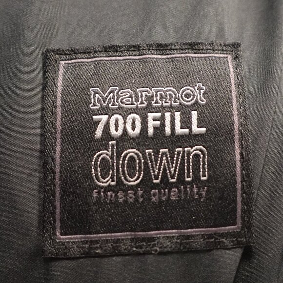 Marmot Montreal Coat down puffer jacket women's small navy 700 fill - Picture 13 of 16